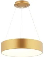 Sospensione Moderna Circolare Anneau D'Or Led Integrati 36W 3000K Oro Ros