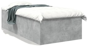 Giroletto Grigio Cemento 90x190 Cm İn Legno Multistrato /
