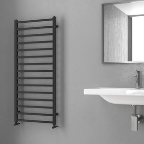 Termoarredo colore nero opaco 1000x500 mm modello Kam-378N - KAMALU