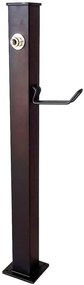 Fontana a colonna Smart Quadro in acciaio H 100 cm, 8 x 8 cm