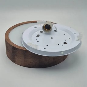 Brilagi - Plafoniera LED RGBW dimmerabile CARVALHO 1xE27/15W/230V Wi-Fi rovere diam. 27,5