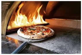 Forno A Gas Per Pizze GPL Metano In Acciaio 60x80 Cm Family Clementi