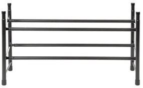 Scarpiera telescopica in metallo nero - Compactor