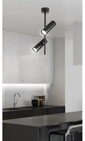 Luce Spot LED TUBA 2xLED/10W/230V nero