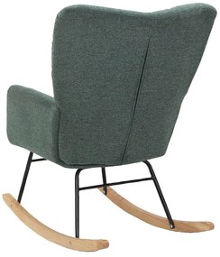 Poltrona a dondolo verde Elza - Støraa