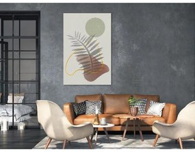 Quadro  Shadow of Palm Tree (1 Part) Vertical  Larghezza x Altezza Home decor 40x60