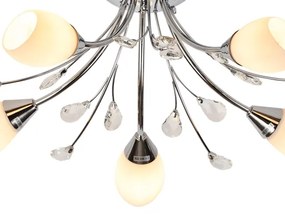 Brilagi - Lampadario a plafone MEGAPOLIS 5xE14/60W/230V cromo lucido