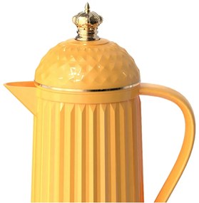 Borraccia termica gialla 920 ml Crown – PT LIVING