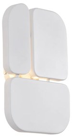 Lampada da parete di design bianca a 3 luci - Planes