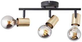 Brilliant - Faretto KERRY 3xE27/40W/230V nero/ottone
