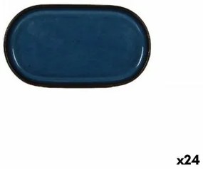Vassoio per aperitivi La Mediterránea Chester Azzurro Ovale 13 x 8 x 4 cm (24 Unità)