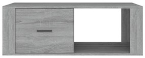 Tavolino Salotto Grigio Sonoma 100x50,5x35 cm Legno Multistrato