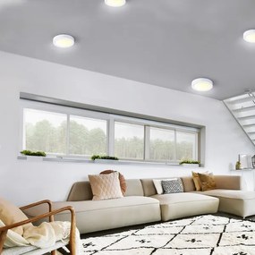 Solight WD170 - Plafoniera LED/12W/230V 3000/4000/6000K Ø 17 cm bianca