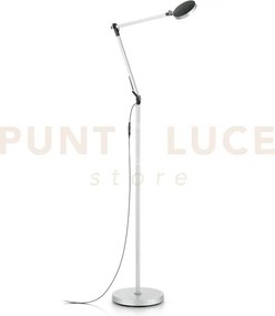 Futura lampada da terra orientabile alluminio dimmerabile led 4000 ...