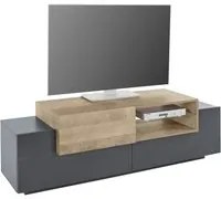 Mobile Porta Tv Moderno 160x40/45x51cm - ZENITH Colore: Antracite