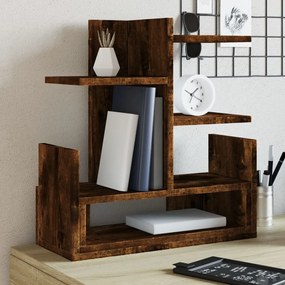 Organizer Scrivania Rovere Fumo 49x20x52,5 Cm Legno Multistrato /