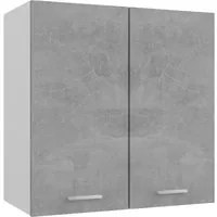 Armadio Sospeso Grigio Cemento 60x31x60 cm in Truciolato 801272