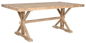 Tavolo da Pranzo Home ESPRIT Naturale Legno 200 x 100 x 80 cm