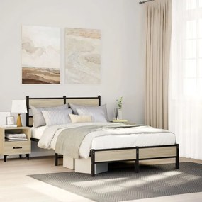 Giroletto Senza Materasso Rovere Sonoma 120x200cm İn Truciolato /
