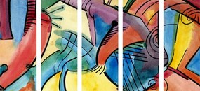 Quadri 5 pezzi – Arte astratta