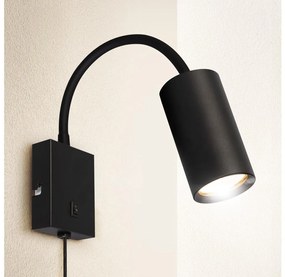 Brilagi - Lampada flessibile da muro SELE 1xGU10/30W/230V nero