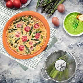 Pentola in acciaio inox con coperchio per induzione 4 l Anett - Orion