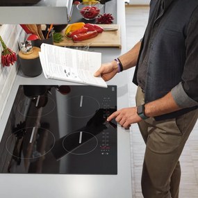 Piano cottura a induzione 4 zone FRANKE nero