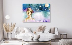 Stampa su tela – Fata lunare