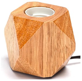 Aigostar - Lampada da tavolo 1xE27/60W/230V albero di caucciù