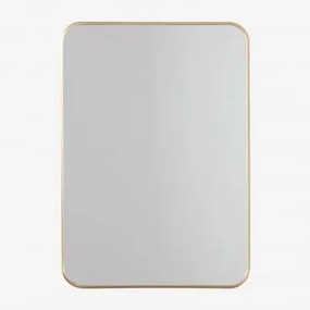 Specchio da parete rettangolare in alluminio (50x70 cm) Tuluise - Sklum