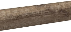Piastrella battiscopa North Wind Melange in gres porcellanato marrone opaco L 123 x H 0.9 cm x Sp 9 mm confezione da 12 ml
