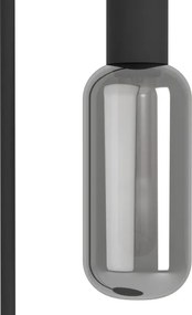 Eglo 901007 - Lampada da tavolo MAIONE 1xE27/4W/230V nera/fumé