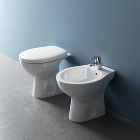 Coppia sanitari distanziato scarico a parete IDEAL STANDARD Tirso WC: P 50 x L 36 x H 39 cm, bidet: P 50 x L 36 x H 39.5 cm