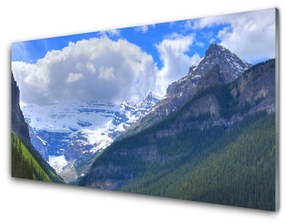 Quadro vetro acrilico Paesaggio di montagne 100x50 cm
