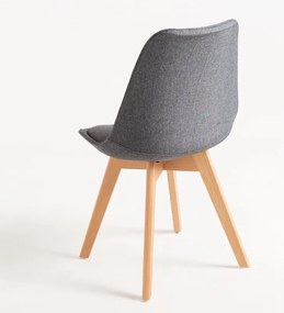 Sedia Synk Tessuto - Grigio scuro