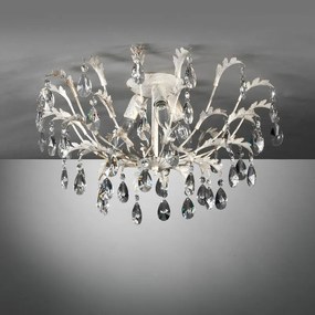 Plafoniera neoclassico Plafoniera neoclassico CESTA 3 x E14 Ø 55 cm bianco IP20, 3XE14