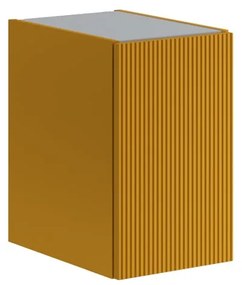 Armadietto bagno a terra Opera 1 anta P 45.5 x L 30 x H 50 cm laccato opaco senape