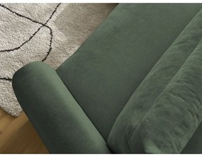 Divano angolare in verde scuro Aden – Bobochic Paris