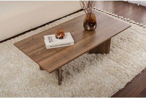 Tavolino da salotto marrone scuro con effetto noce 60x119 cm Sabin – Kalune Design