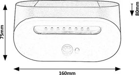 Rabalux 77006 - Luce solare a LED con sensore BREZNO LED/3,2W/3,7V IP44