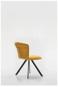 Sedie da pranzo gialle in un set di 2 Simbra - Marckeric