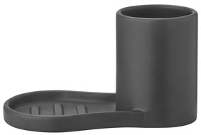 Supporto per detersivo nero in gres Piro – Blomus