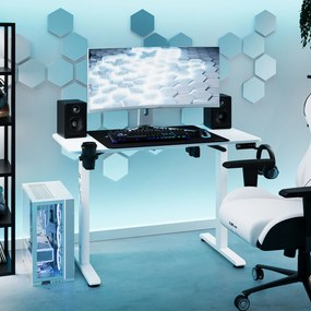 Scrivania Diablo X-Tensio 1100 1100 regolabile in altezza bianco