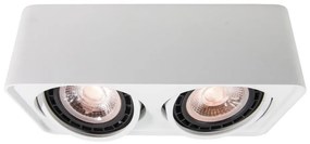 Azzardo AZ4132 - Faretto PAOLA 2xGU10-ES111/16W/230V bianco