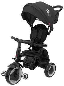 QPlay - Triciclo per bambini 3 in 1 RITO EVA PLUS nero