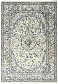 Nain Tappeto 340x250 Beige (Iran) Annodato A Mano