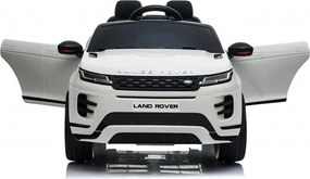Macchina Elettrica per Bambini Licenza Land Rover Evoque 12V con Telecomando Bianco...
