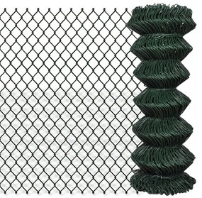 Recinzione A Rete İn Acciaio 1x25 M Verde /