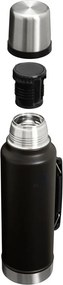 Borraccia termica nera in acciaio inox 1,4 l Legendary Classic Bottle Black 2.0 – Stanley