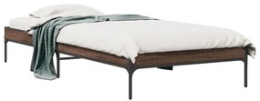 Giroletto Rovere Marrone 90x200 Cm Legno Multistrato E Metallo /